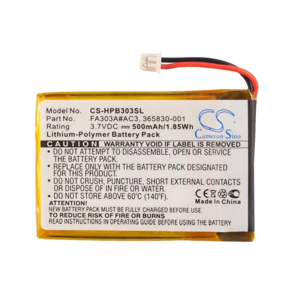 Batteria senza fili dell'auricolare HP CS-HPB303SL