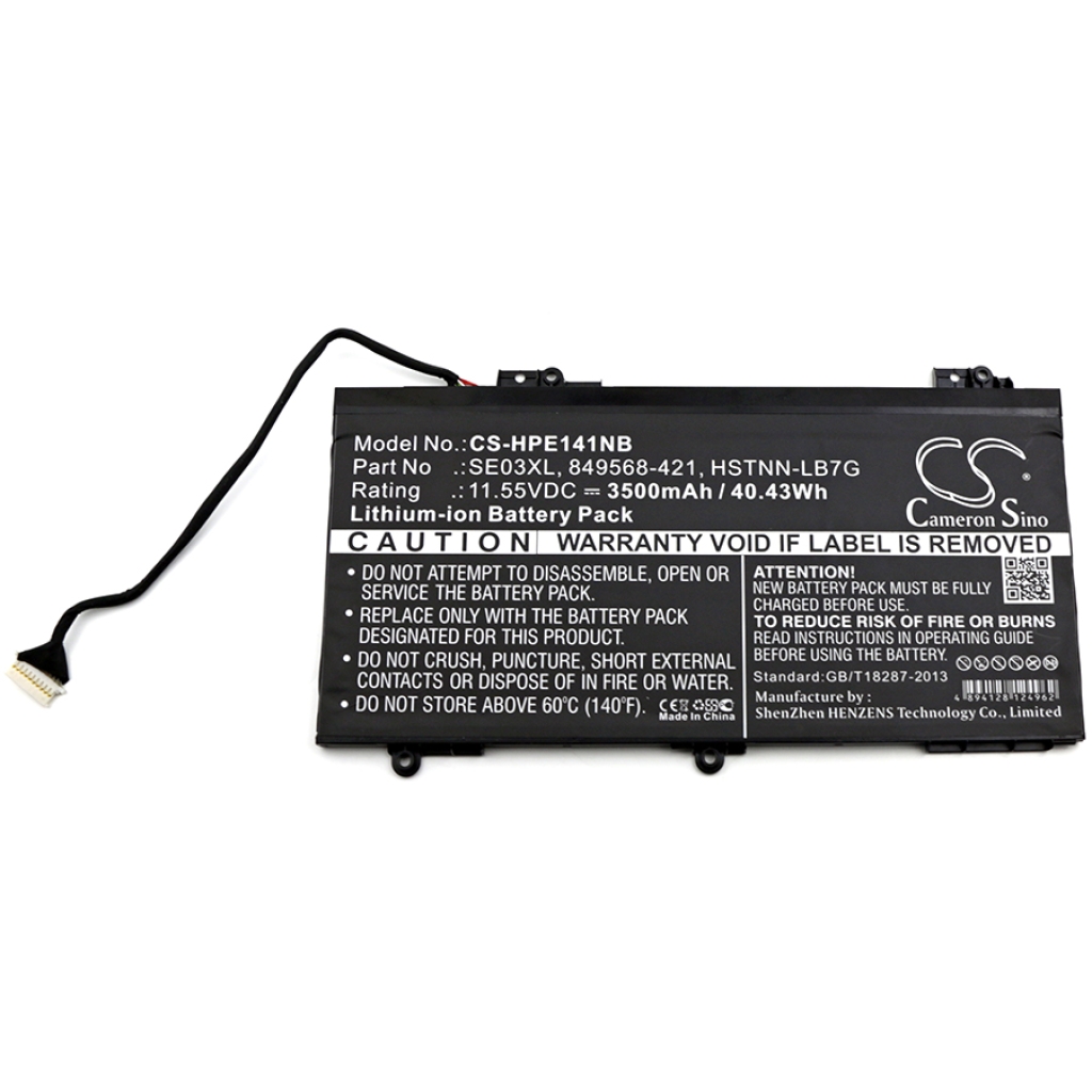 Batterie Sostituisce 849908-850