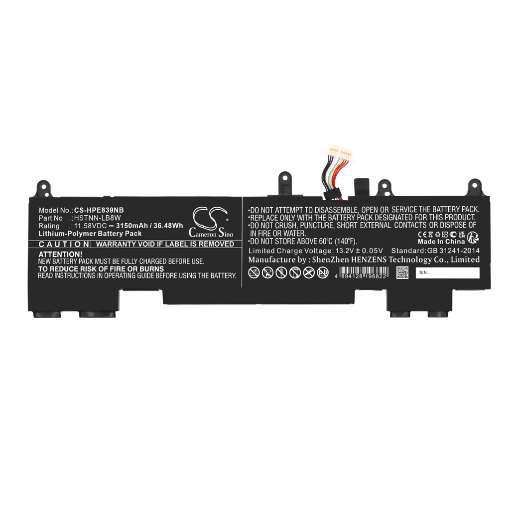 Battery Replaces M73466-005