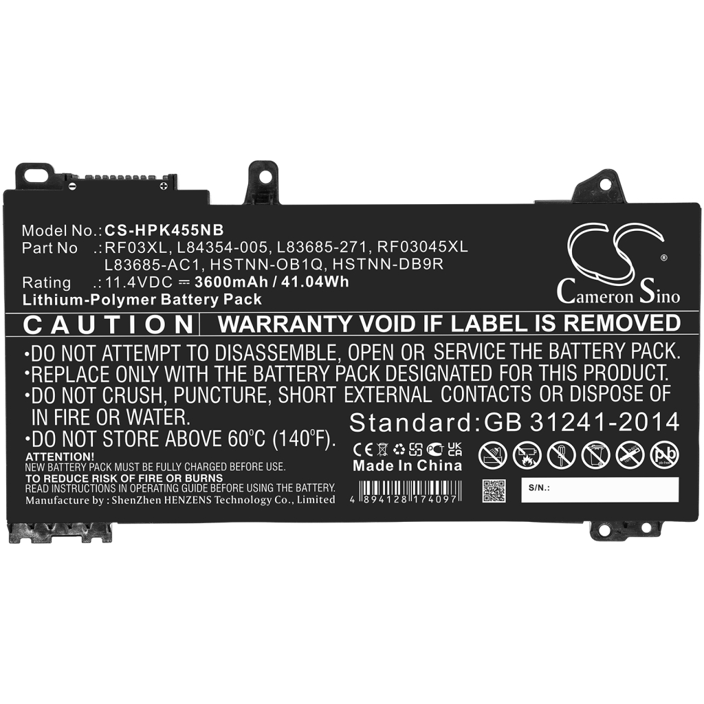 Batterie Sostituisce L84354-005