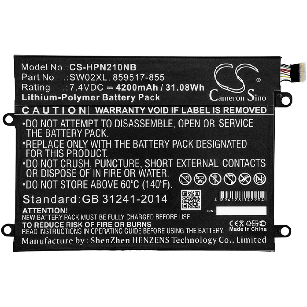 Batterie Sostituisce HSTNN-IB7N