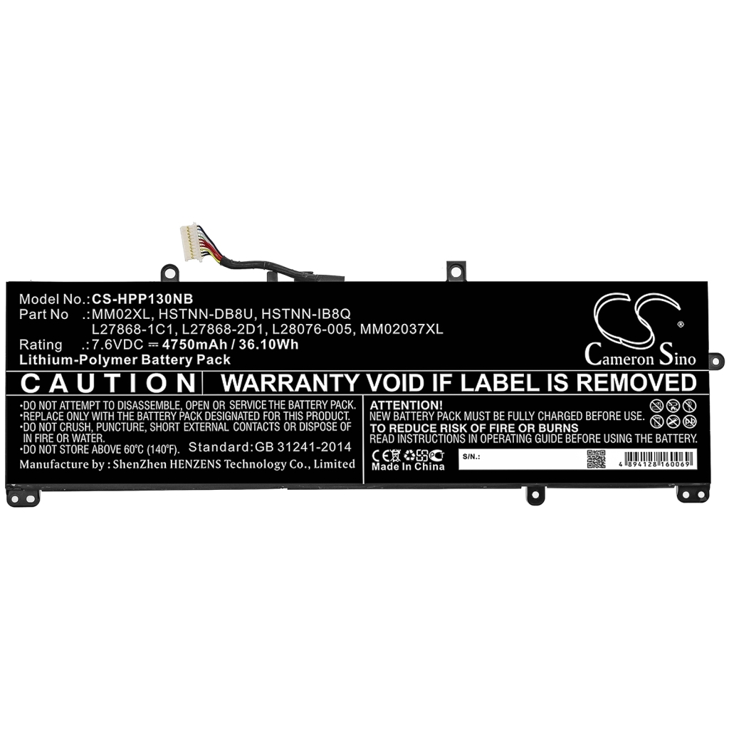 Batterie Sostituisce L27868-1C1