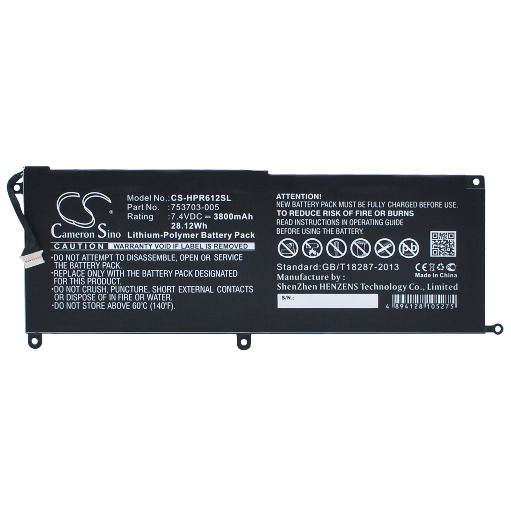 Batterie Sostituisce 753703-005