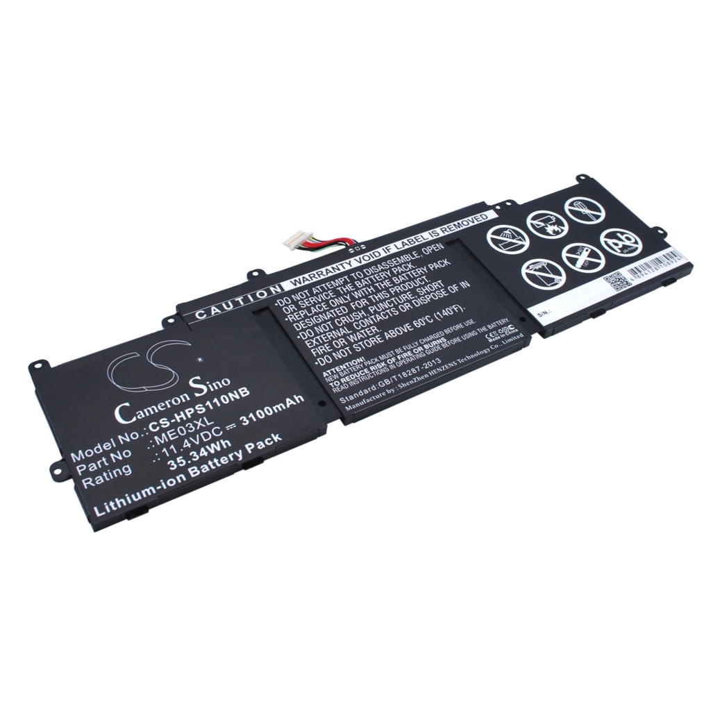 Batterie Sostituisce 787089-541