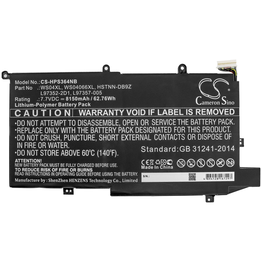 Batterie Sostituisce L97352-2D1