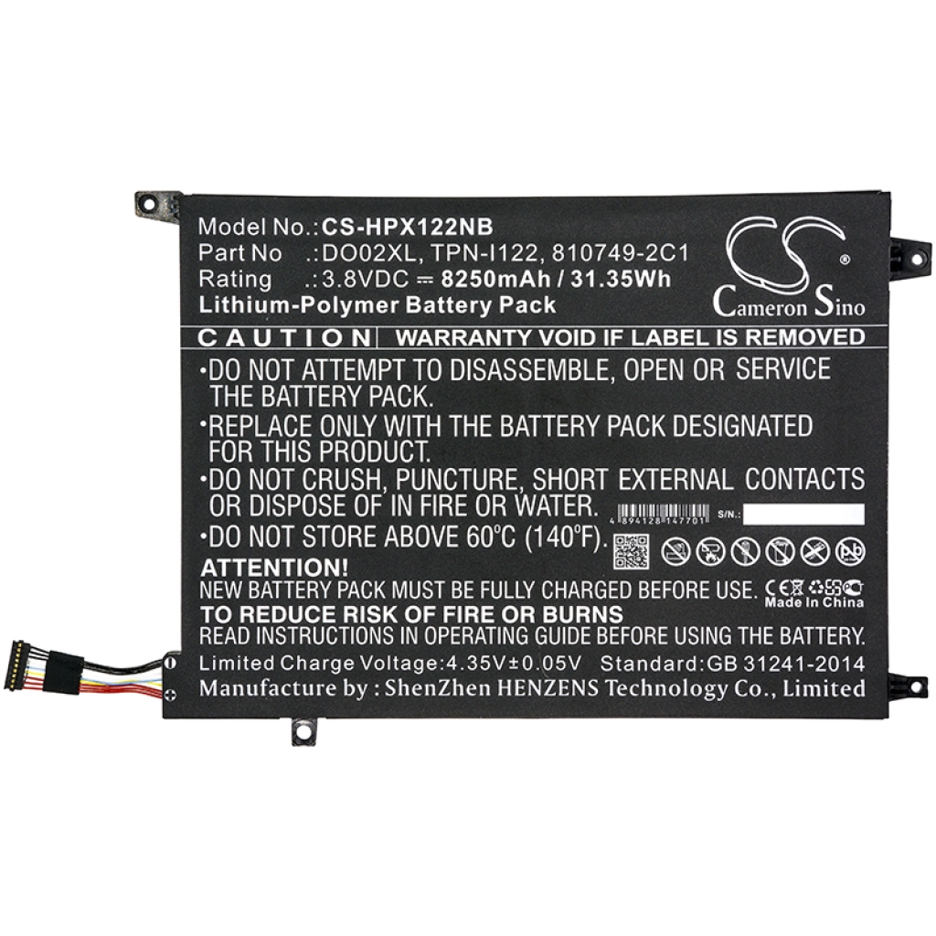 Batterie Sostituisce HSTNN-LB6Y