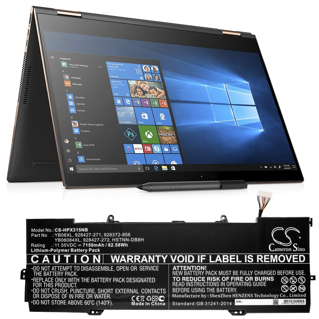 HP Spectre X360 15-CH005NF