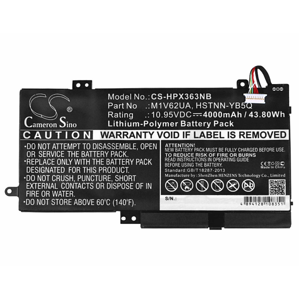 Battery Replaces M1V62UA