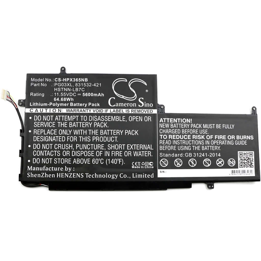 Notebook battery HP Spectre x360 15-ap004nf