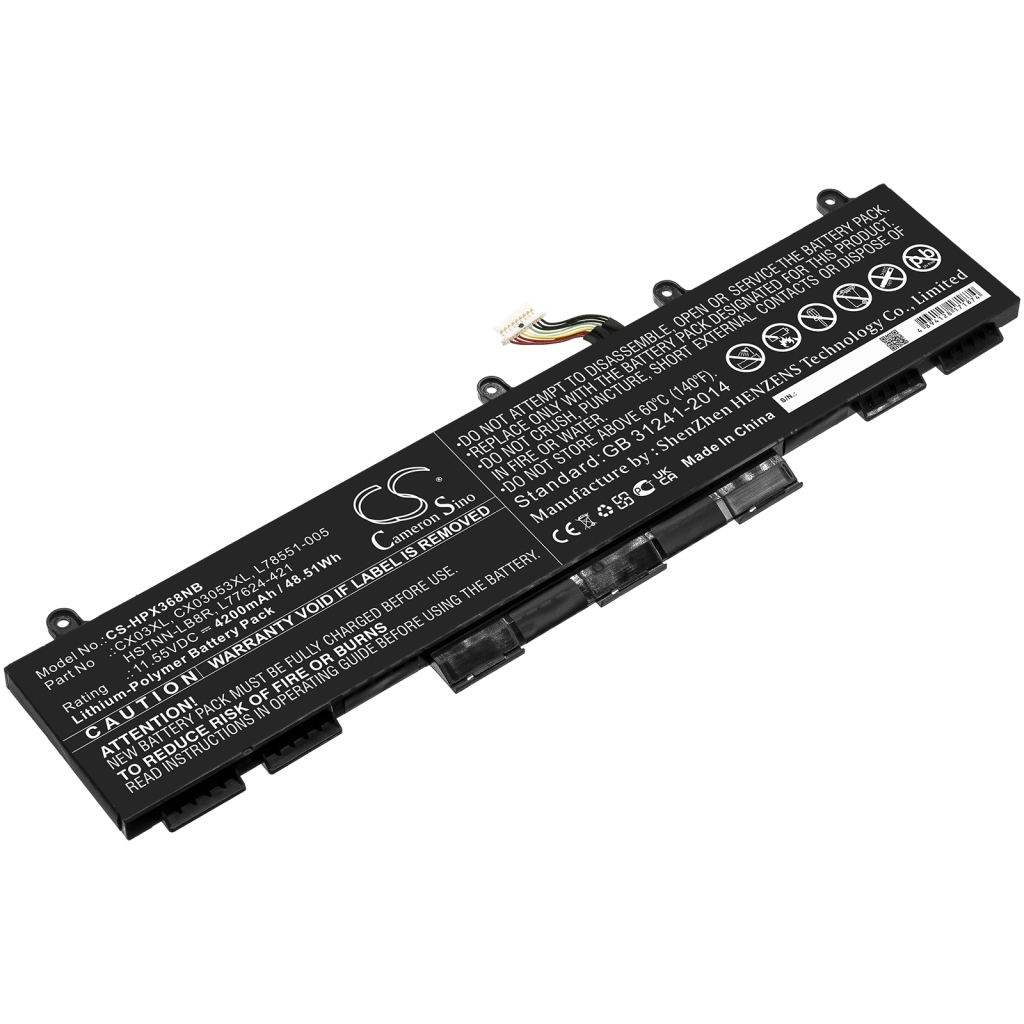 Batterie Sostituisce L77624-421