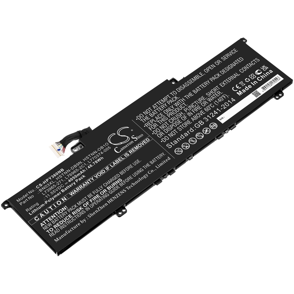 Batterie Sostituisce HSTNN-DB9N