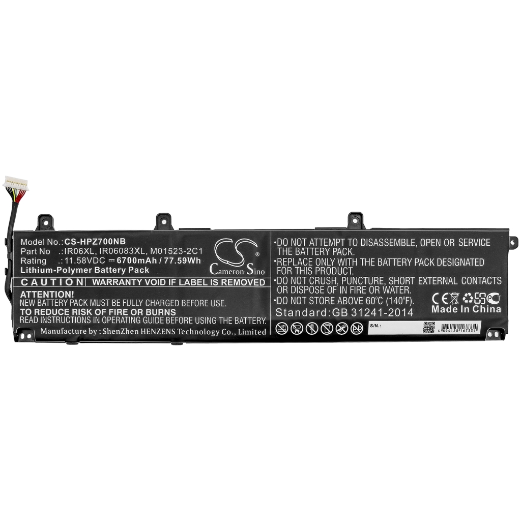 Batterie Sostituisce IR06083XL