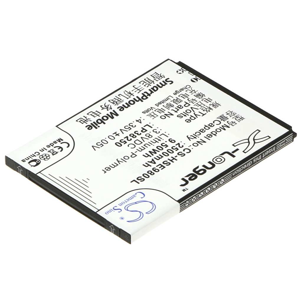 Batteria del telefono cellulare Hisense Mira II (CS-HSE980SL)