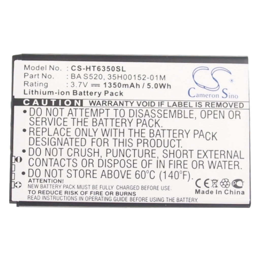 Batterie Sostituisce BTR6350