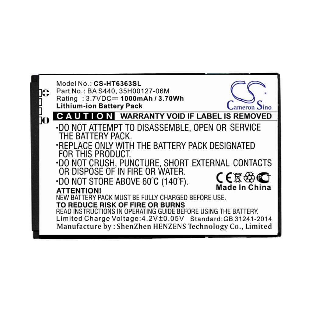 Batterie Sostituisce BTR6200