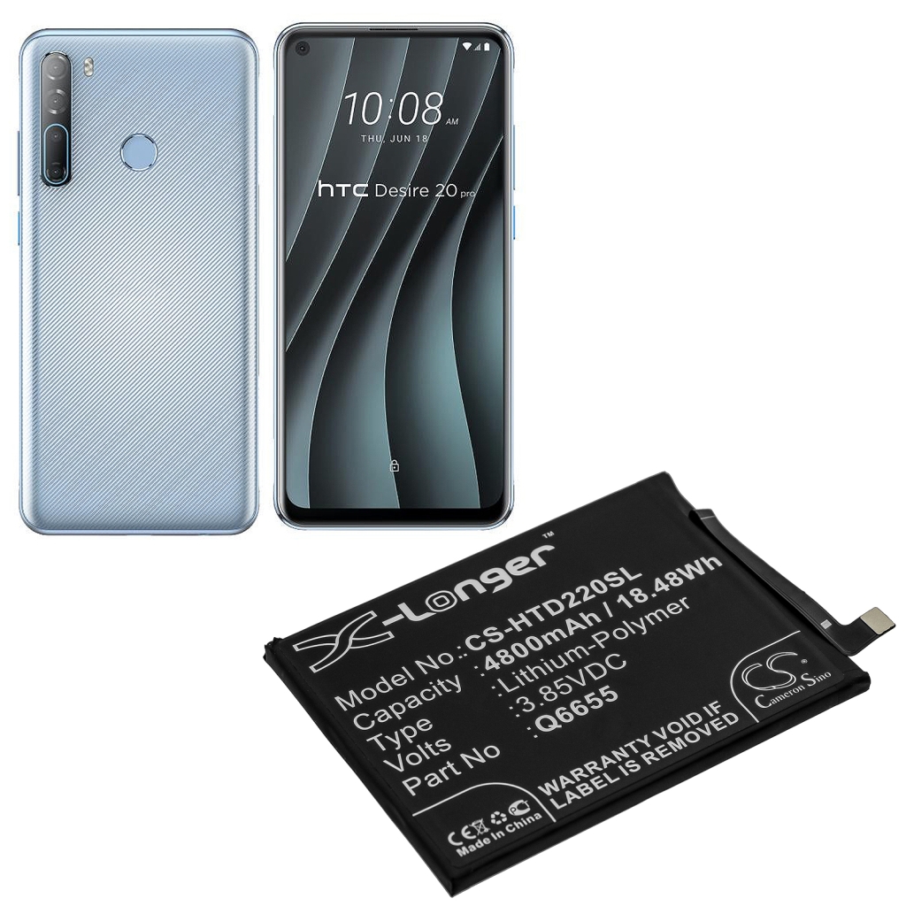 Batteria del telefono cellulare HTC Desire 20 Pro (CS-HTD220SL)