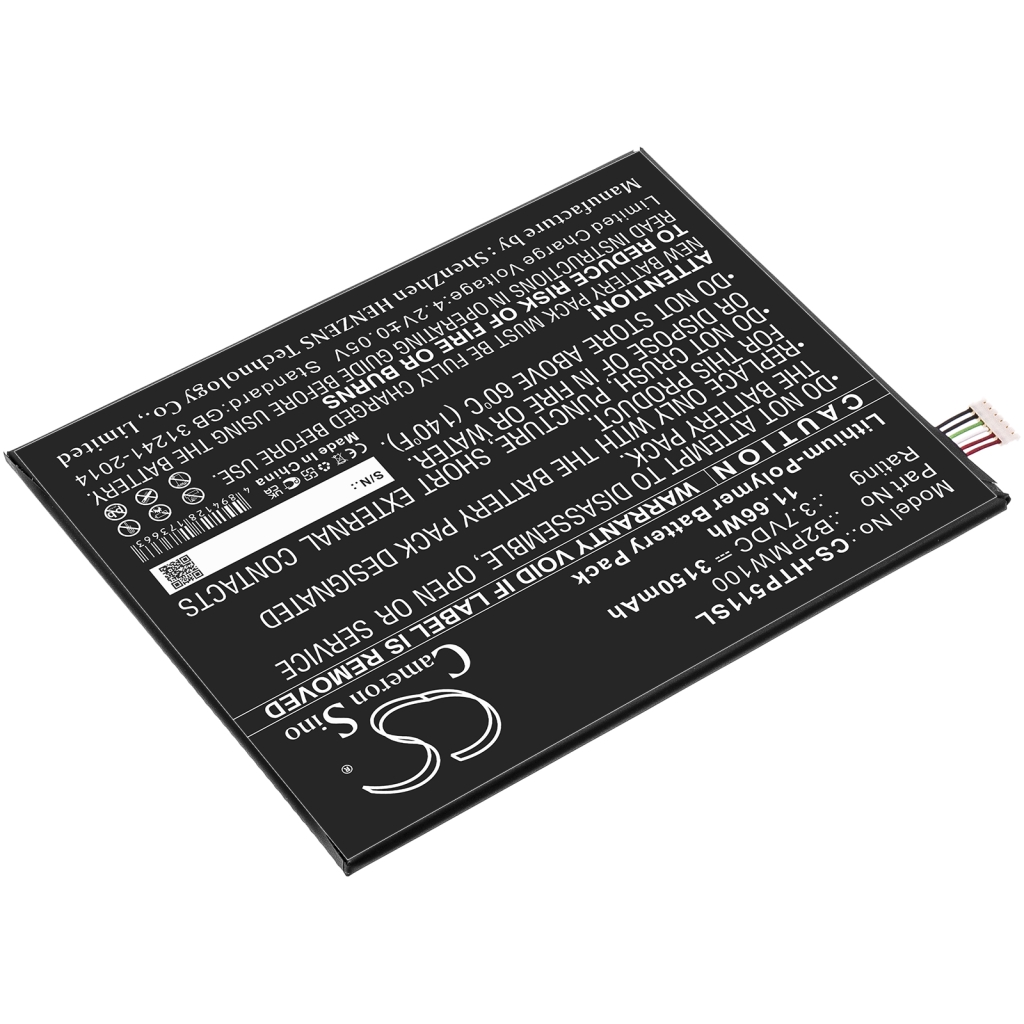 Sostituzione della batteria compatibile per HTC B2PMW100