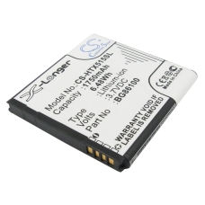 Compatible battery replacement for HTC 35H00164-00M,35H00166-00M,35H00166-03M,BG86100