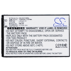 Compatible battery replacement for Huawei HBC100S,HBL6A