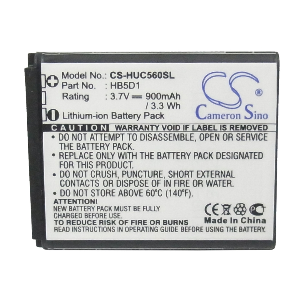 Batteria del telefono cellulare Huawei CS-HUC560SL