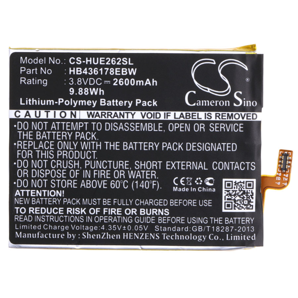 Sostituzione della batteria compatibile per Huawei HB436178EBW,HB436178EBW 