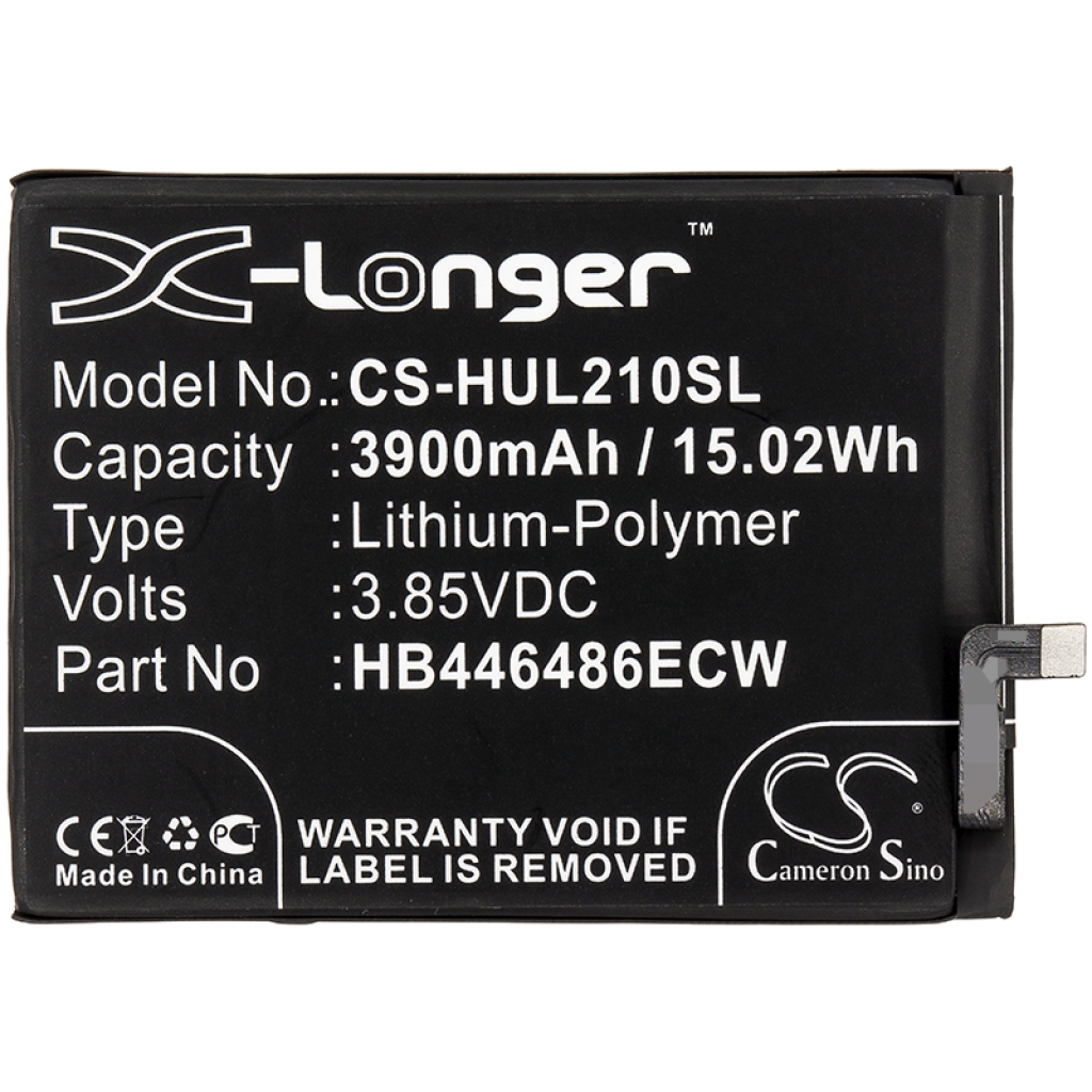 Compatible battery replacement for Huawei HB446486ECW