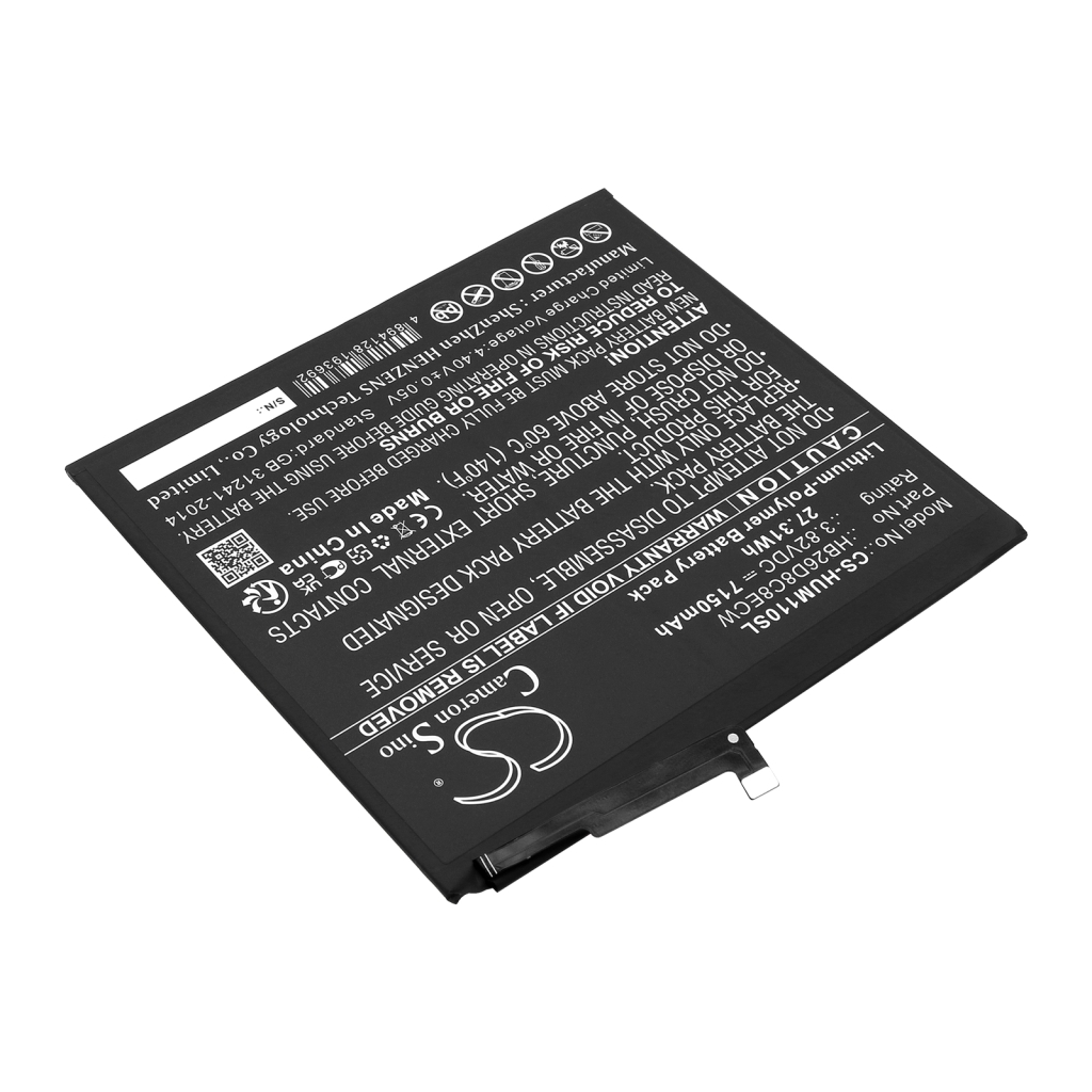 Compatible battery replacement for Huawei HB26D8C8ECW