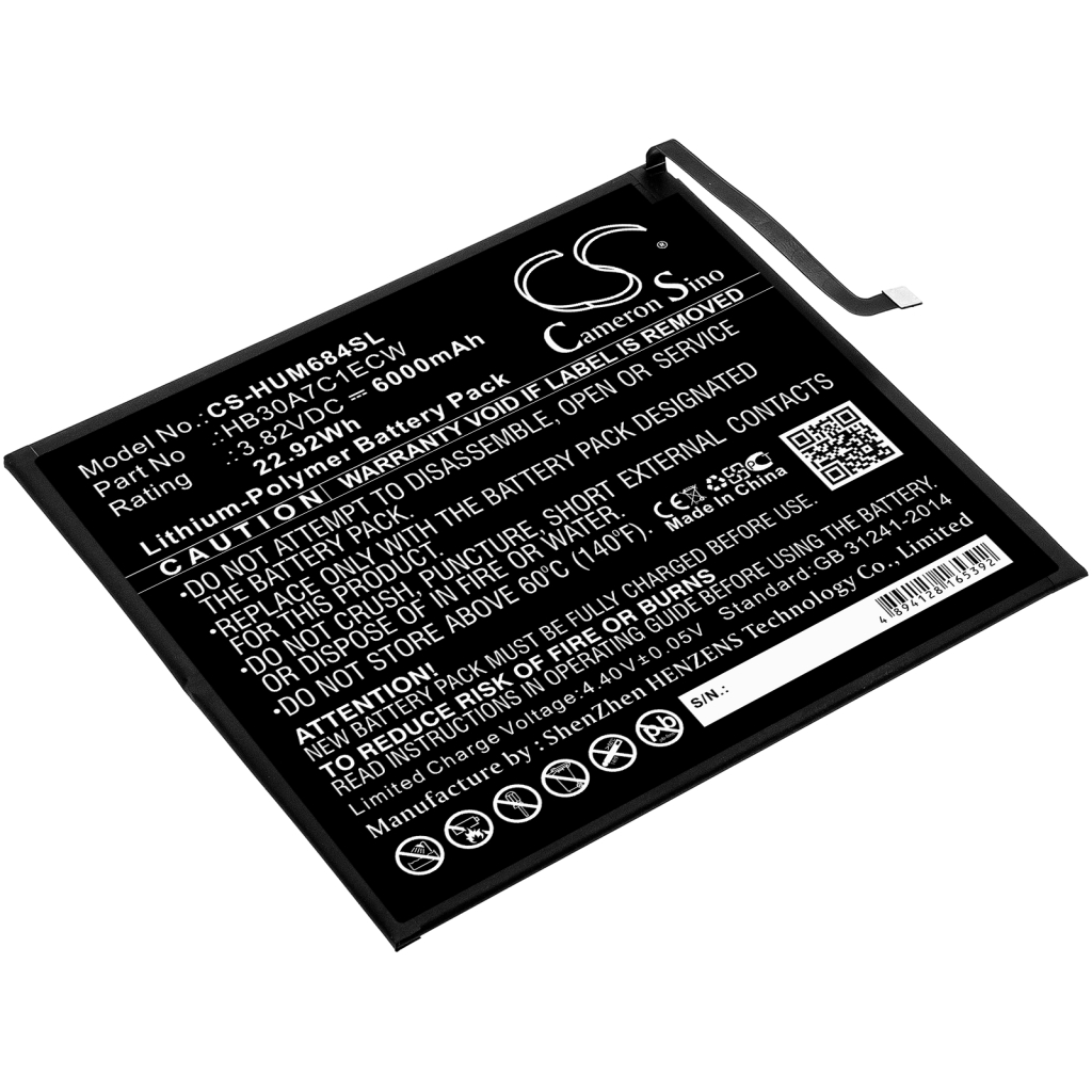 Tablet Battery Huawei CS-HUM684SL