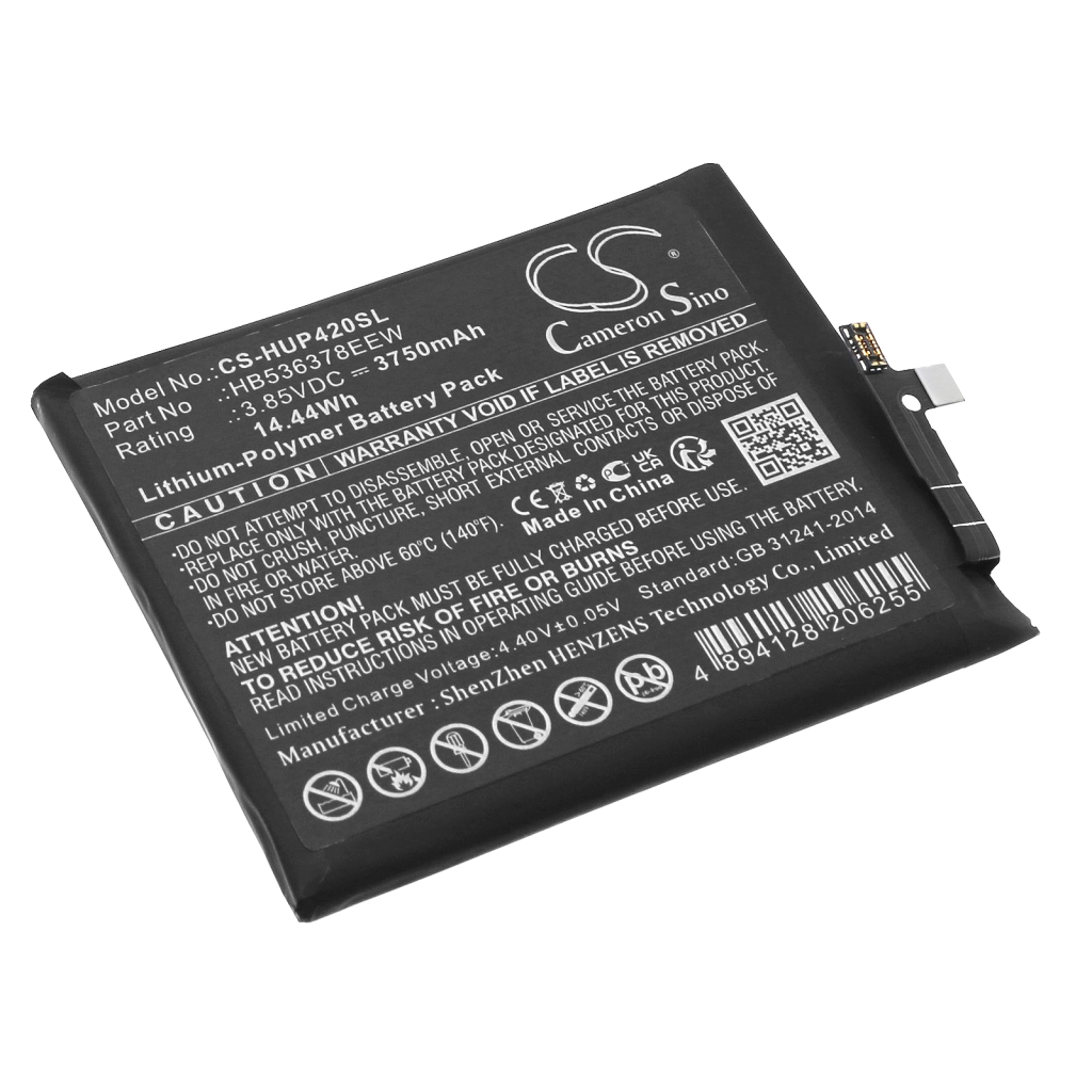 Compatible battery replacement for Huawei HB536378EEW