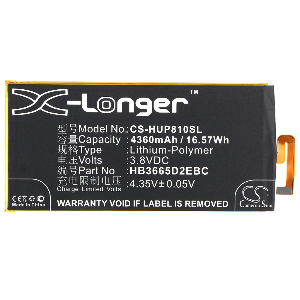 Battery Replaces HB3665D2EBC