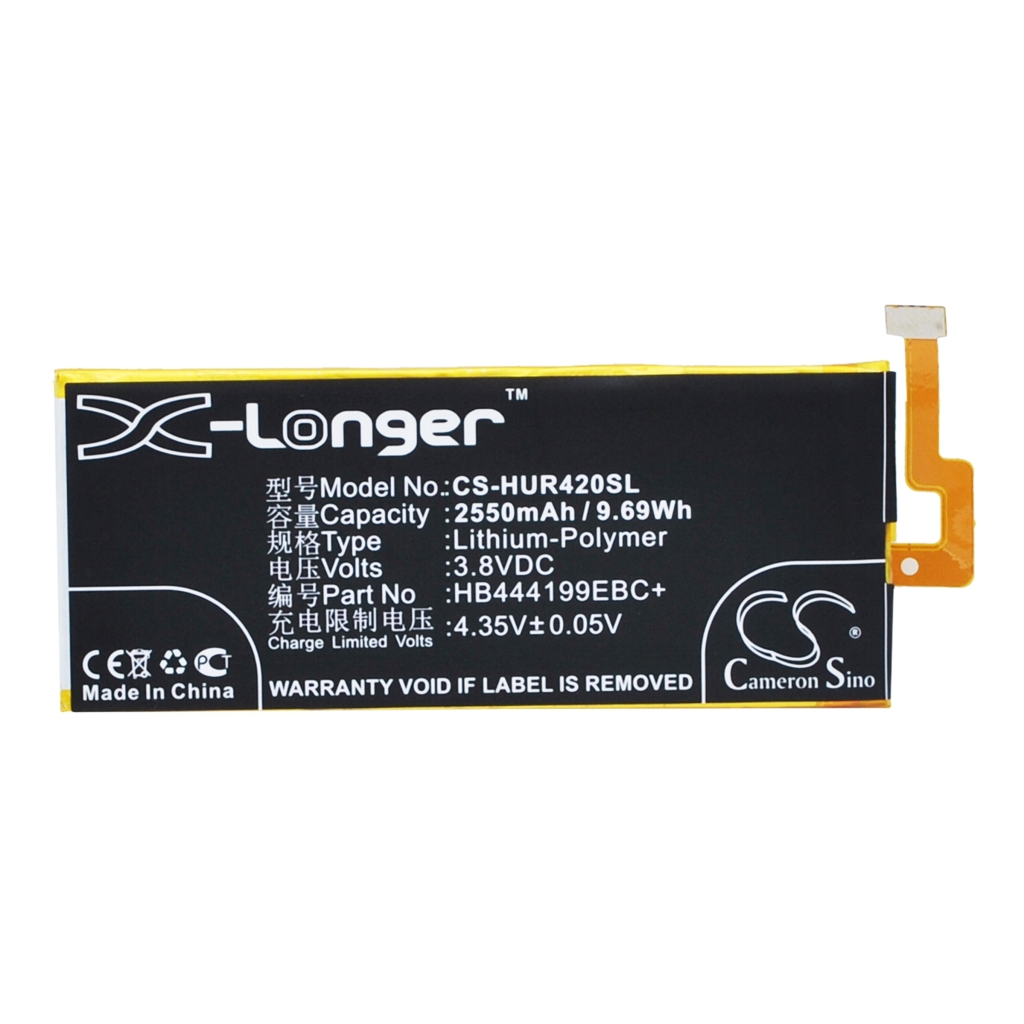 Compatible battery replacement for Huawei HB444199EBC