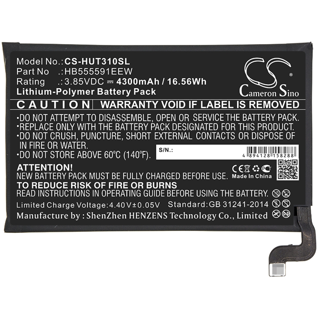 Battery Replaces HB555591EEW