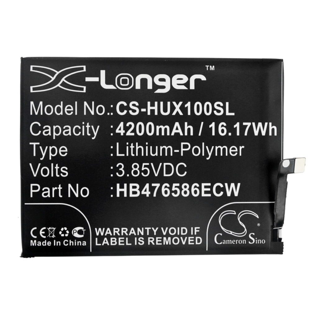 Compatible battery replacement for Huawei HB476586ECW