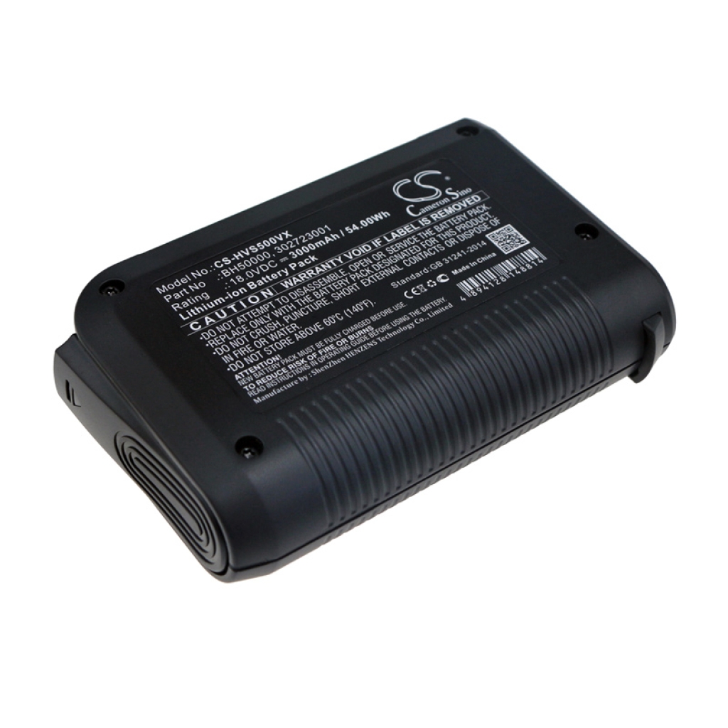 Sostituzione della batteria compatibile per Hoover 302723001,BH50000