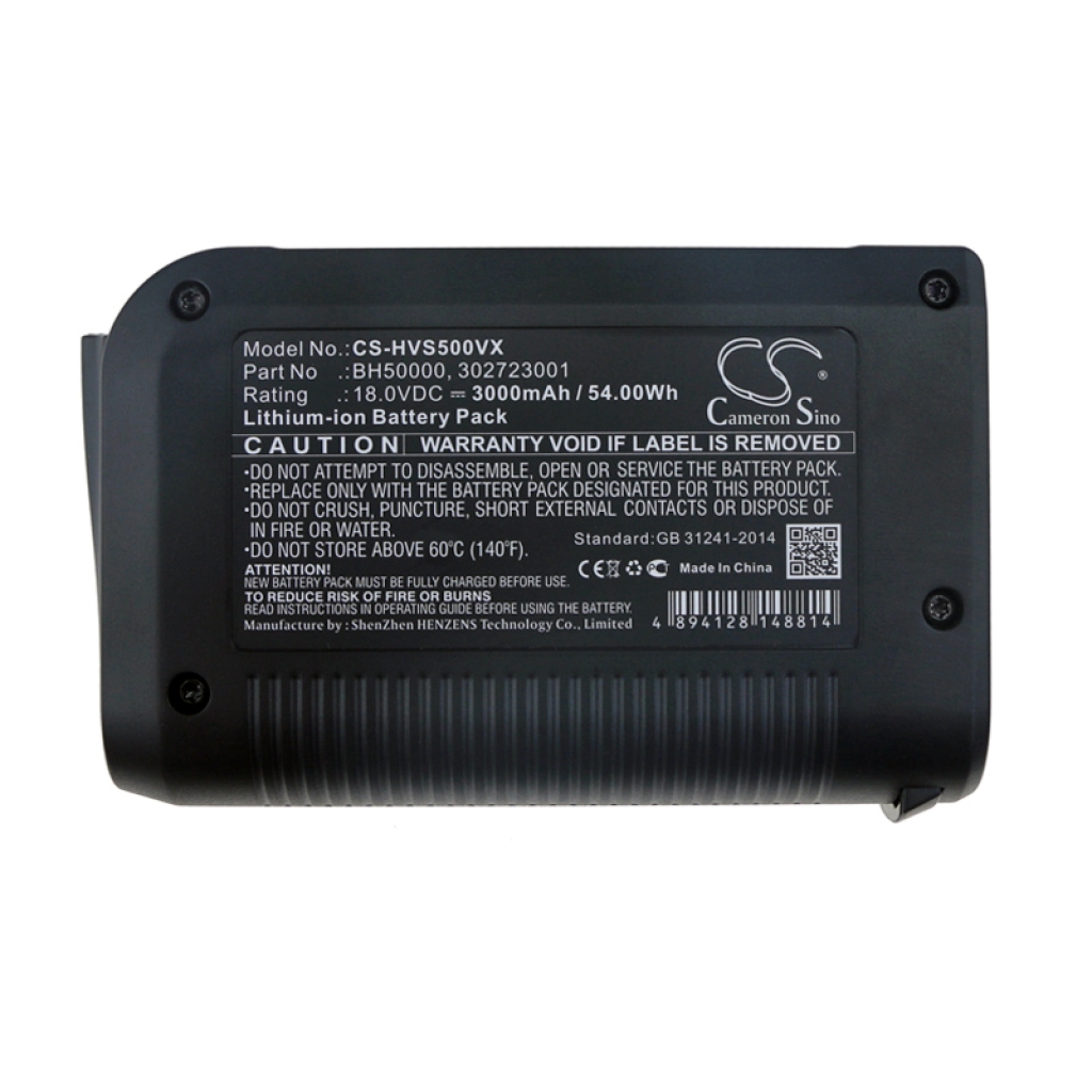 Sostituzione della batteria compatibile per Hoover 302723001,BH50000