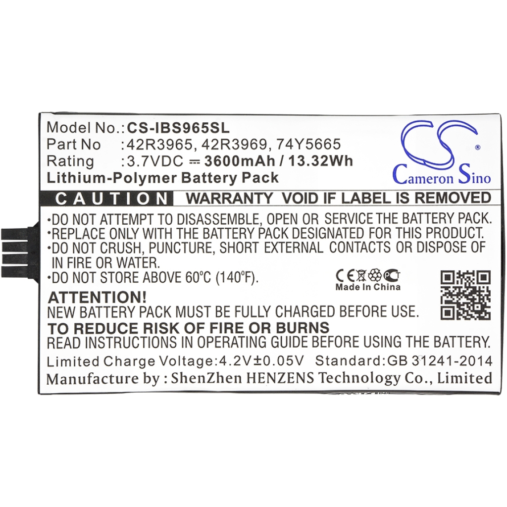 Batterie Sostituisce 42R3965