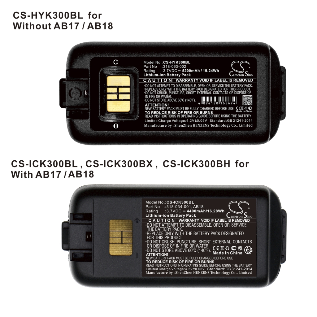 Codice a barre, batteria dello scanner Intermec CK3A