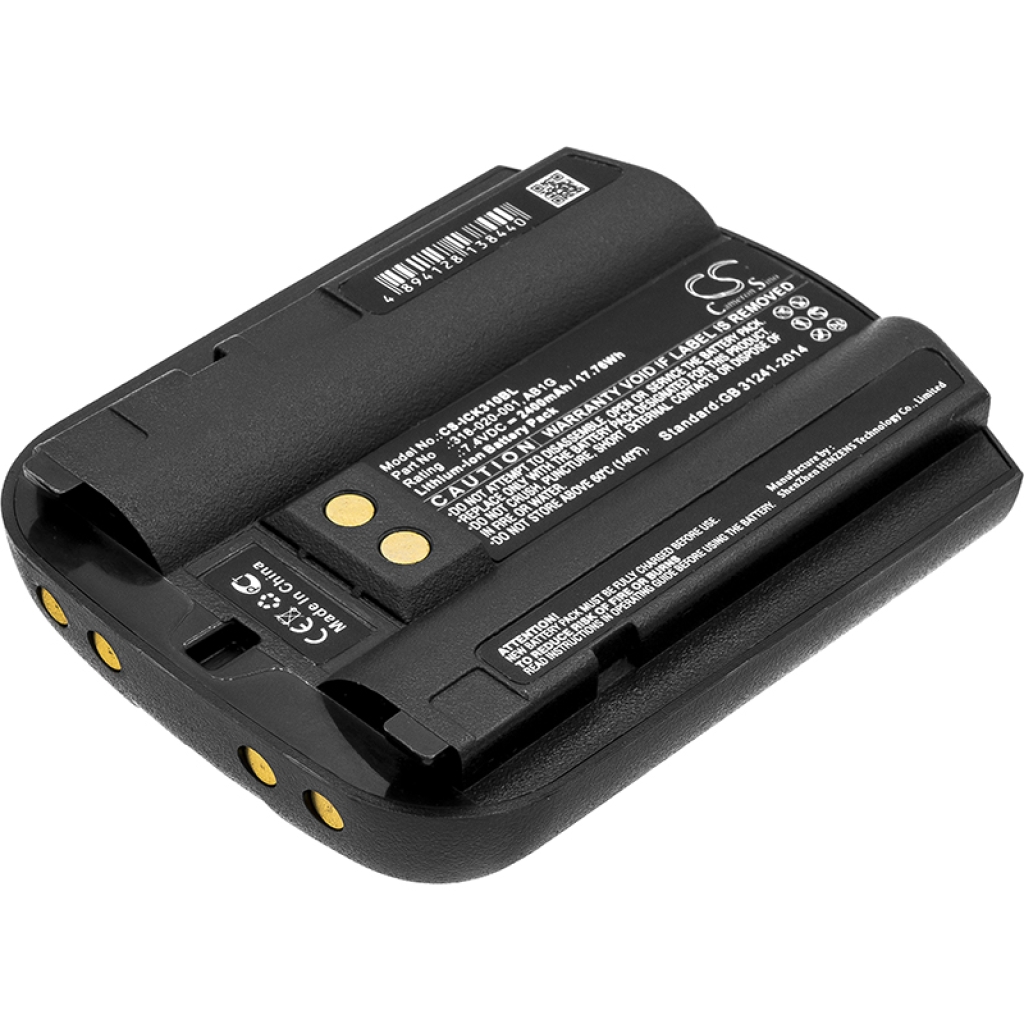 Codice a barre, batteria dello scanner Intermec CS-ICK310BL