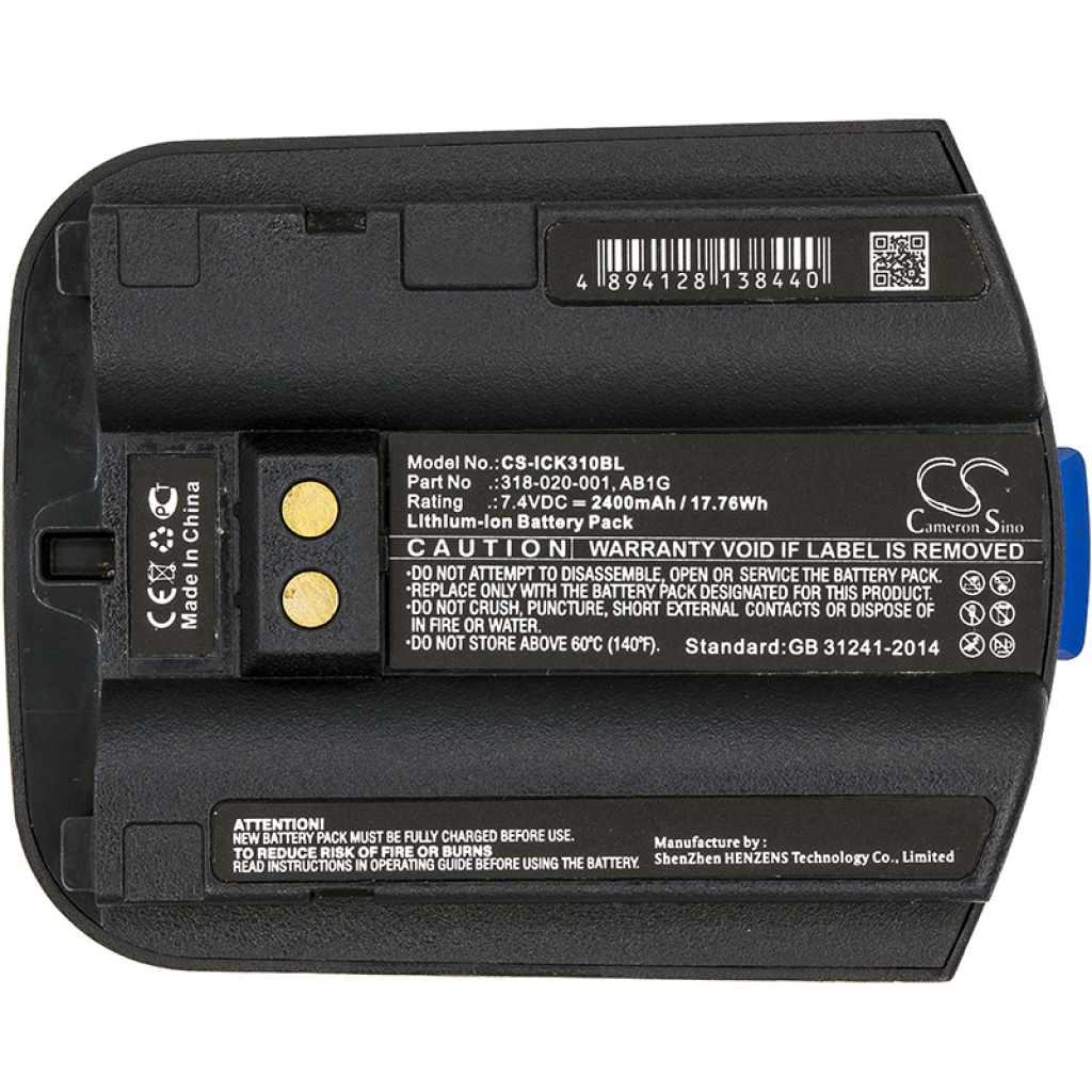 Codice a barre, batteria dello scanner Intermec CK30