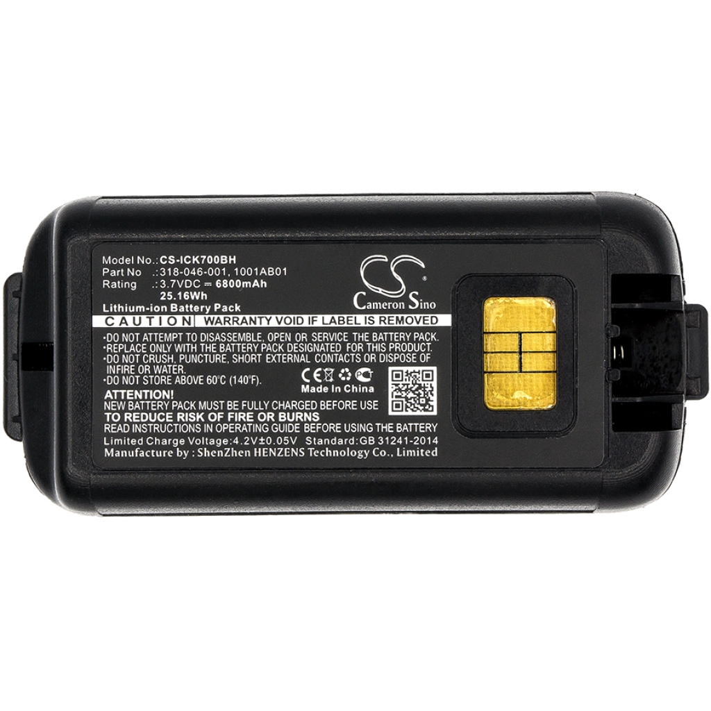 Codice a barre, batteria dello scanner Intermec CK70