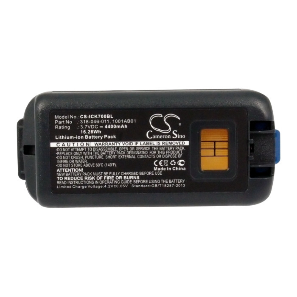 Codice a barre, batteria dello scanner Intermec CS-ICK700BL