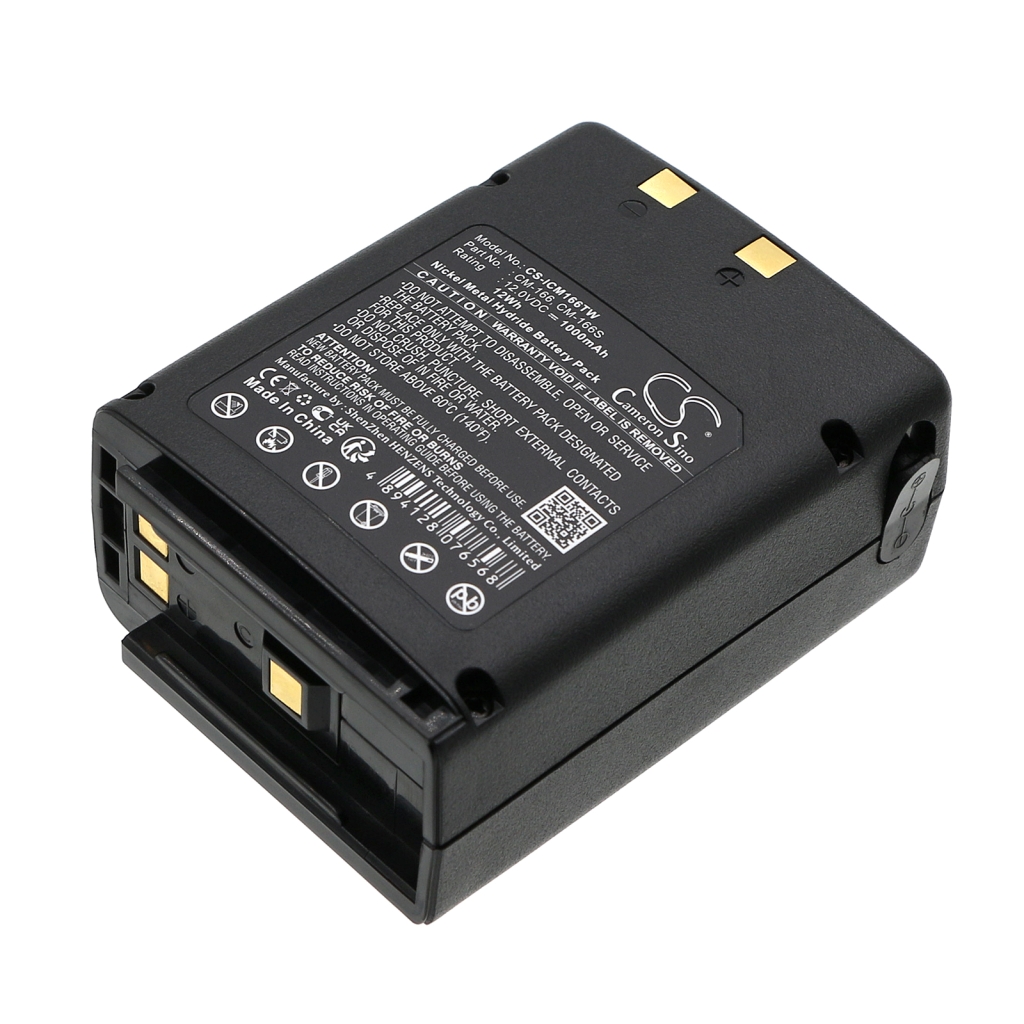 Batterie Batteria radio bidirezionale CS-ICM166TW