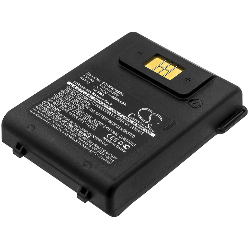 Codice a barre, batteria dello scanner Intermec CS-ICN700BL