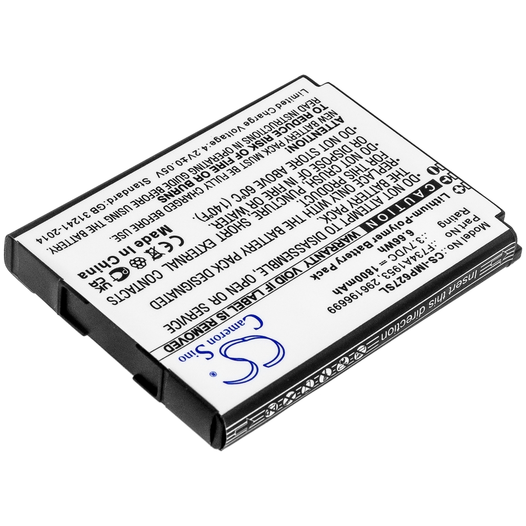 Sostituzione della batteria compatibile per Ingenico 296196699,F734A1953