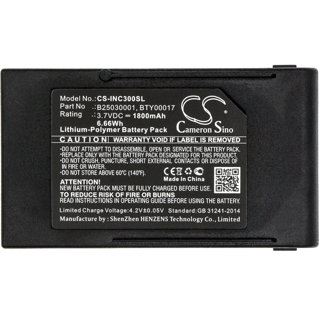 Sostituzione della batteria compatibile per Ingenico B25030001,BTY00017