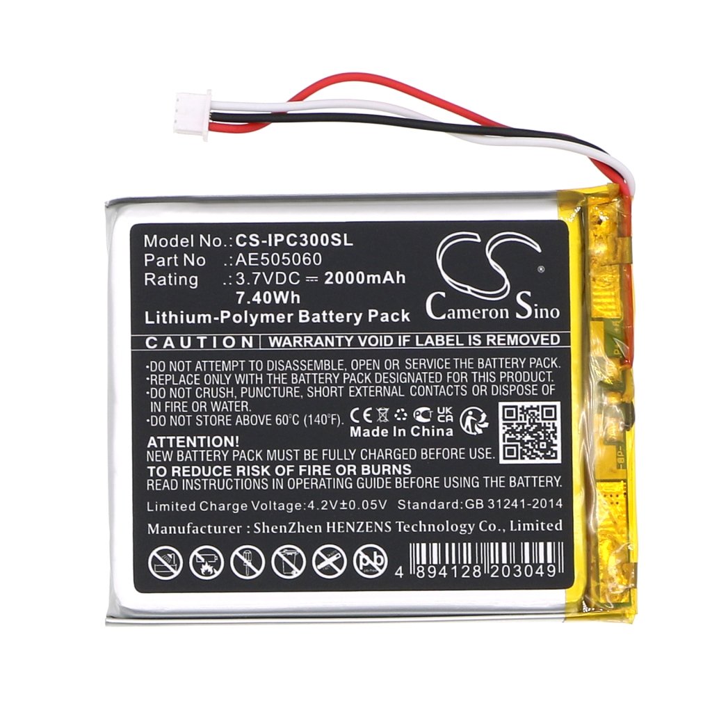 MP3, MP4, PMP Battery Apple CS-IPC300SL