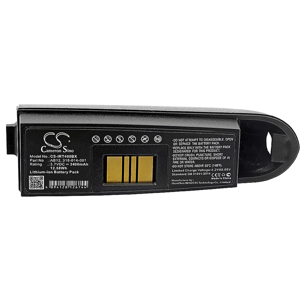 Codice a barre, batteria dello scanner Intermec CS-IRT400BX