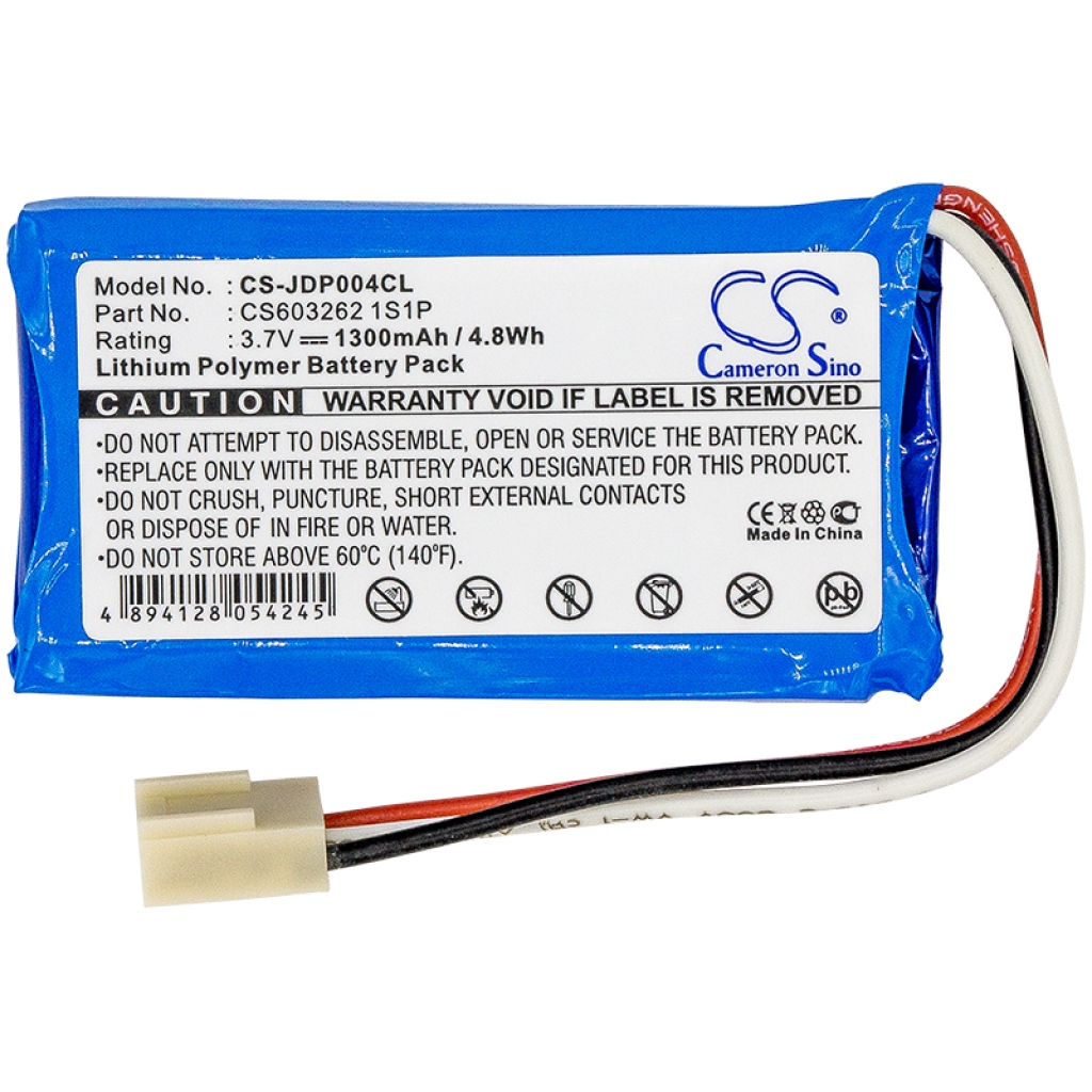 Batterie Sostituisce CS603262 1S1P