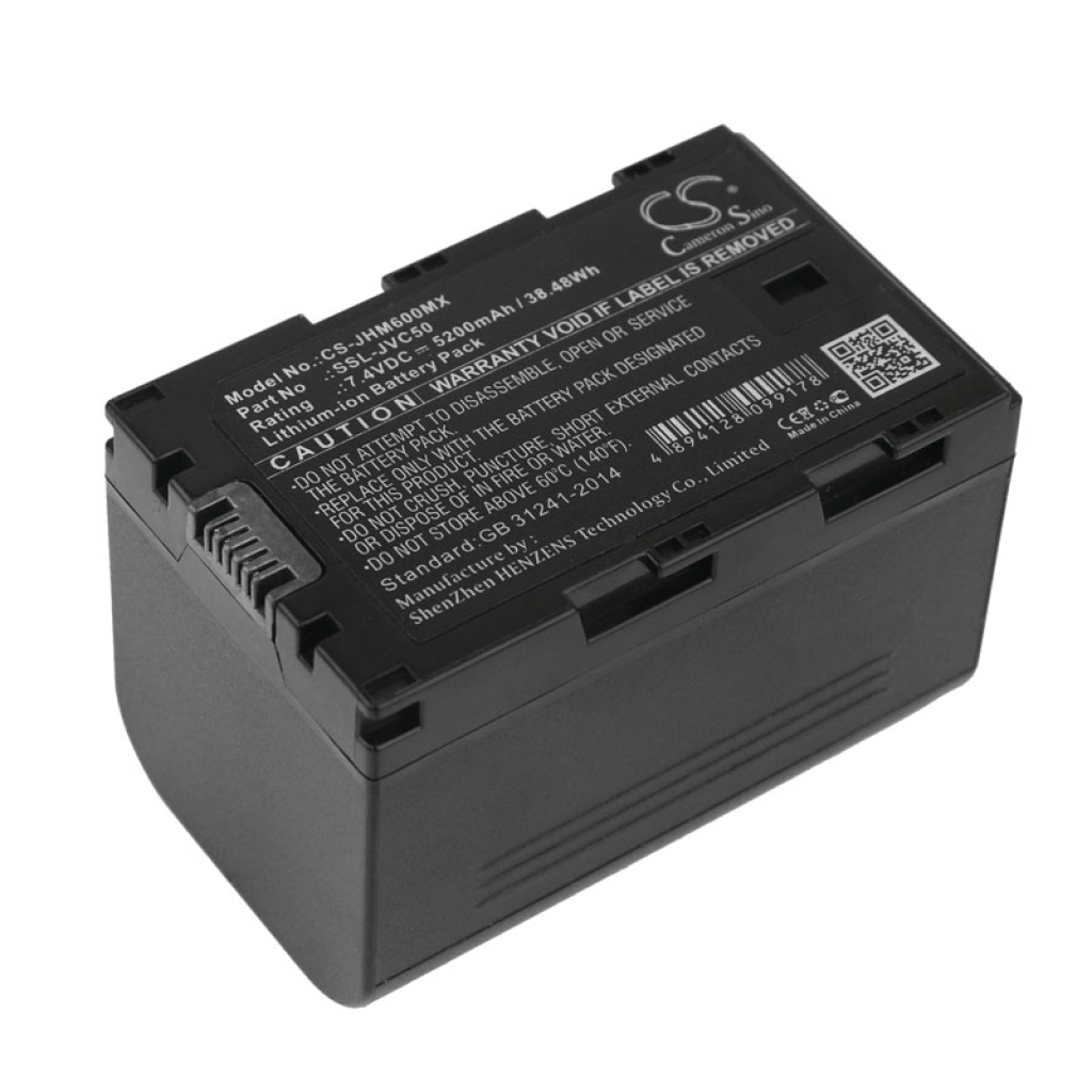 Batteria della fotocamera JVC GY-HMQ10E