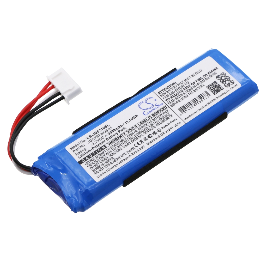 Sostituzione della batteria compatibile per Jbl GSP872693 01,GSP872693 03A,P763098 03A